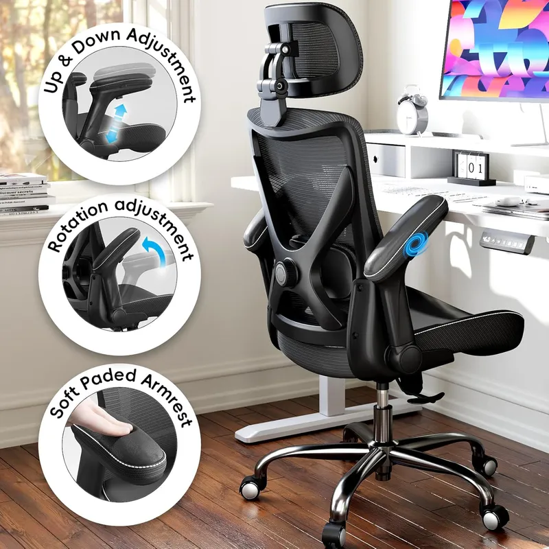 Ergalithic X-Shaped Computer Desk Chair Comfy